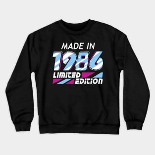 Made in 1986 Limited Edition Crewneck Sweatshirt